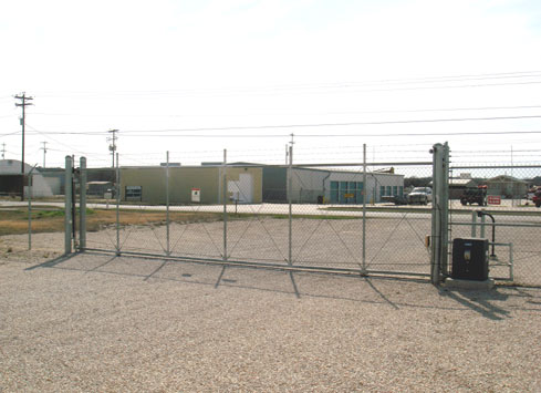 automatic gate at self storage facility 2