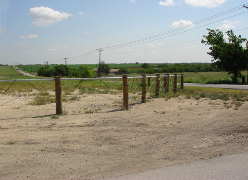 ranch fencing with treated posts