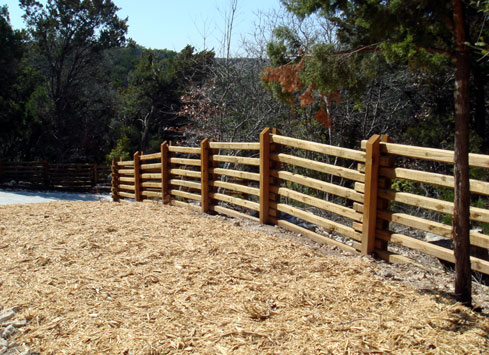 split rail cedar fence
