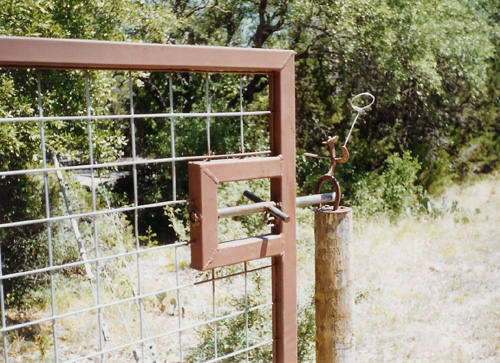 steel frame gate cattle panel fence